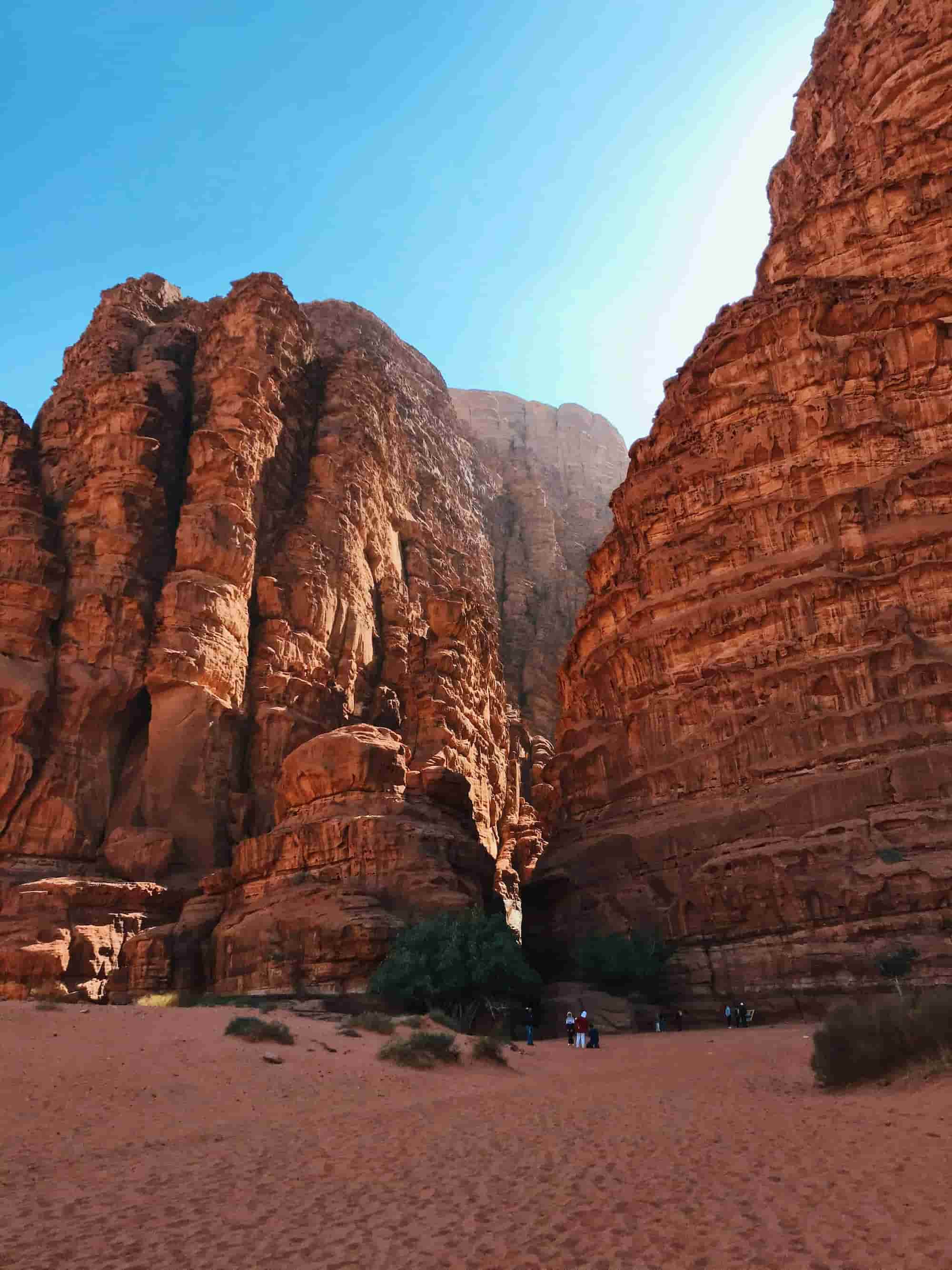Wadi Rum desert landscape in southern Jordan